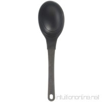 Epicurean 1/4 Cup Black Nylon Heat Resistant Soup Ladle with Slate Wood Composite Handle - 13 1/4 L - B06Y6NCD76